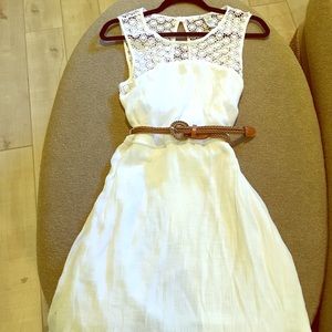 *AMERICAN RAG EYELET DETAILED DRESS